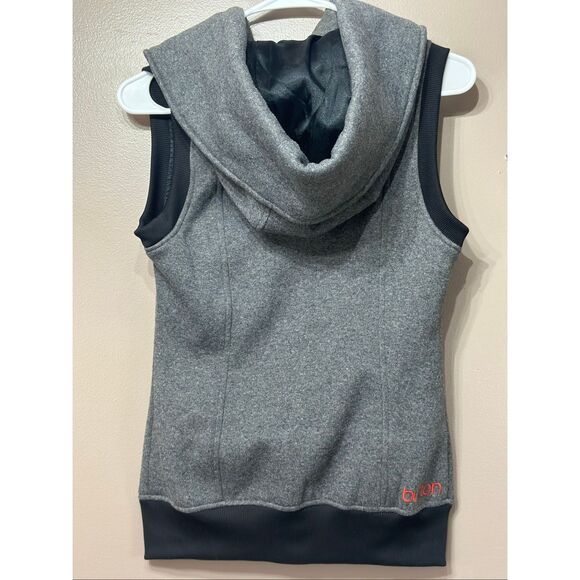 Burton Dry Ride Gray Full ZIp Up Hooded Snowboarding Winter Vest Women's XS - Picture 11 of 13